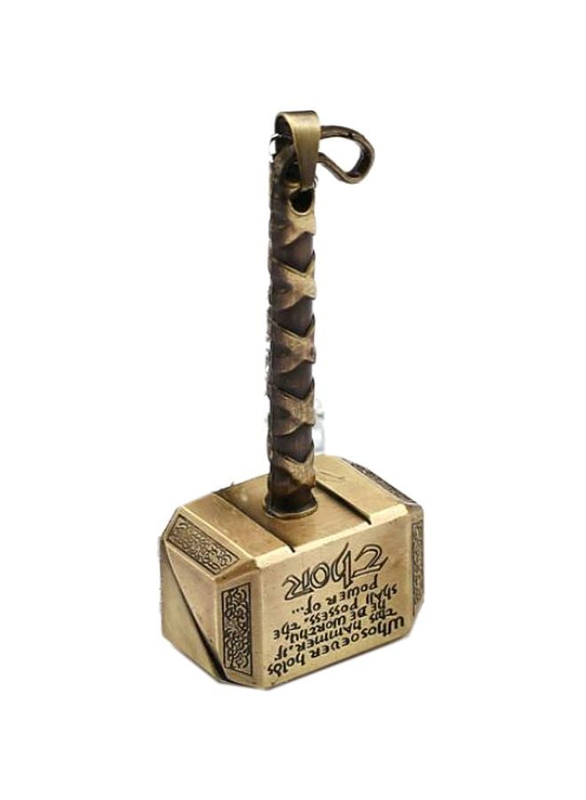 Thor Hammer Design Pendant Necklace 