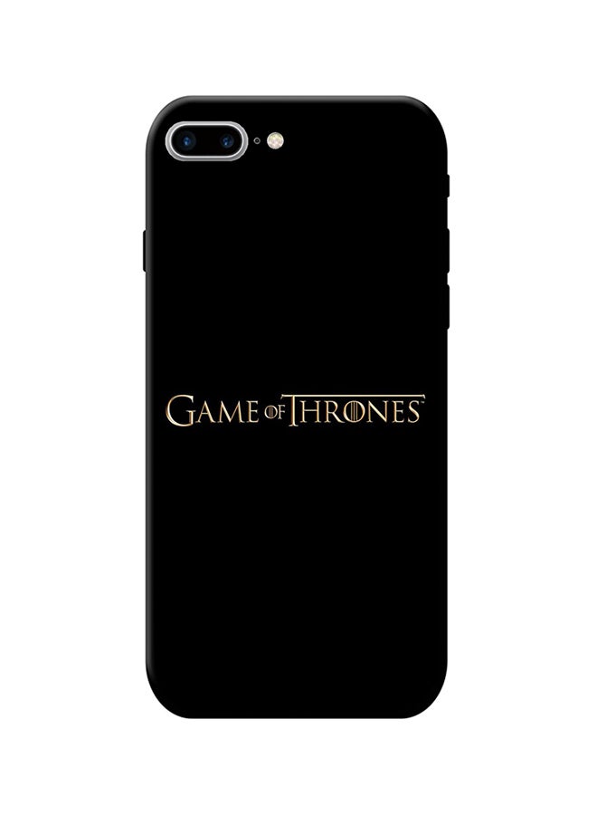 BLACKZ Protective Case Cover For iPhone 8 Plus Black