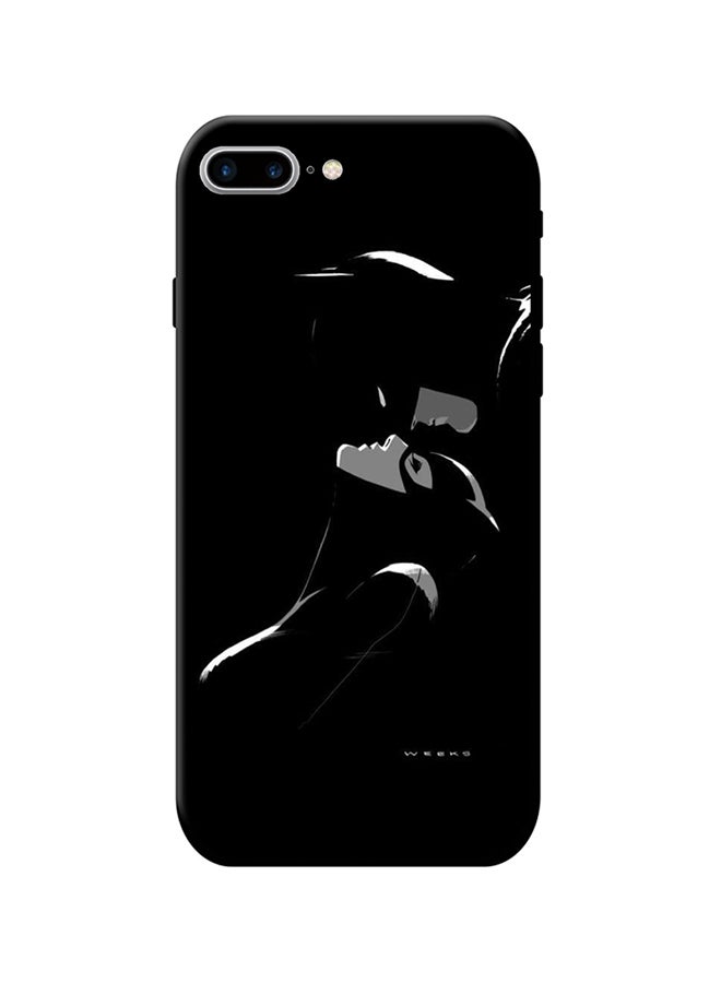 BLACKZ Protective Case Cover For iPhone 8 Plus Black