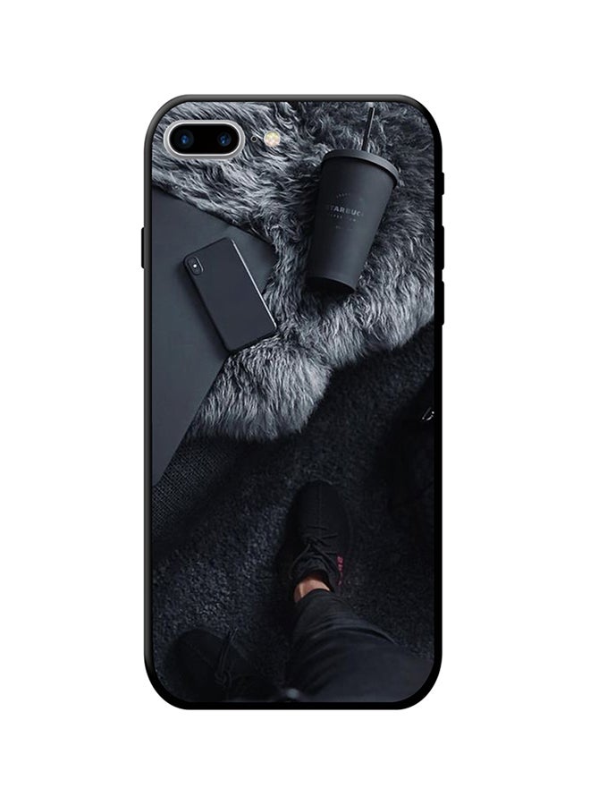 BLACKZ Protective Case Cover For iPhone 8 Plus Black