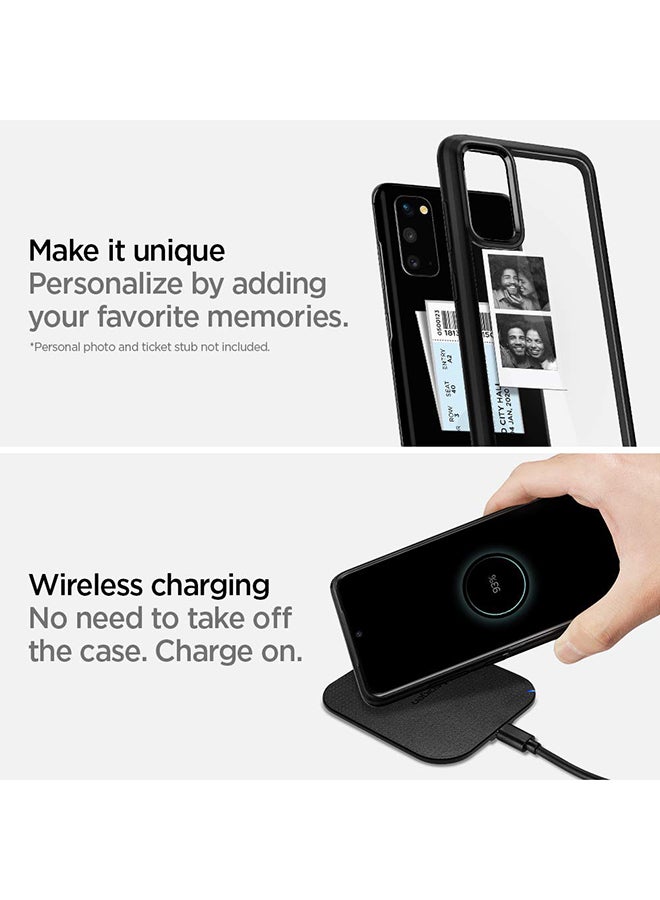 Spigen Ultra Hybrid Protective Case Cover For Samsung Galaxy S20 Matte Black - Image 2