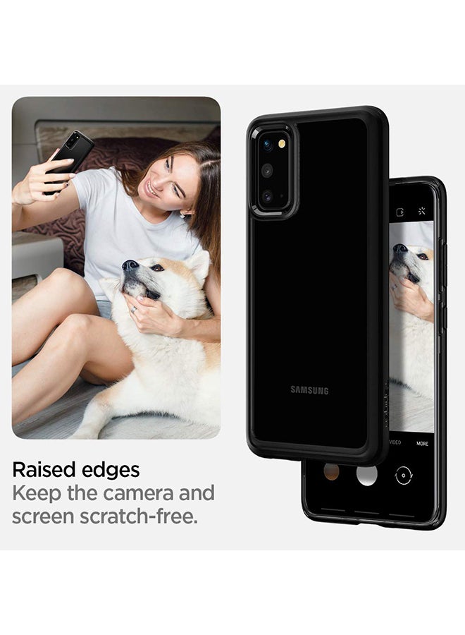 Spigen Ultra Hybrid Protective Case Cover For Samsung Galaxy S20 Matte Black - Image 4