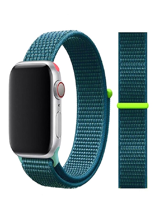 Pearl in Oyster - Replacement Wrist Band For Apple Watch Series 3/4/5 Cape Blue - Image 1