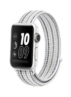 Pearl in Oyster Replacement Wrist Band For Apple Watch Series 3/4/5 Strip Gray  - Image 1