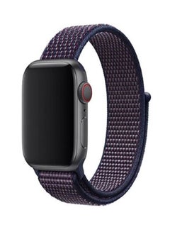 Pearl in Oyster Replacement Strap For Apple Watch Series 3//4/5- Indigo  - Image 1
