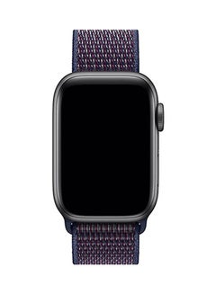 Pearl in Oyster Replacement Strap For Apple Watch Series 3//4/5- Indigo  - Image 2