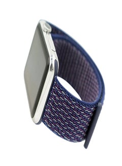 Pearl in Oyster Replacement Strap For Apple Watch Series 3//4/5- Indigo  - Image 3