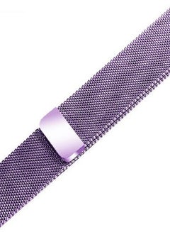 Pearl in Oyster Stainless Steel Replacement Band For Apple Watch Series 3/4/5 Lavender  - Image 3