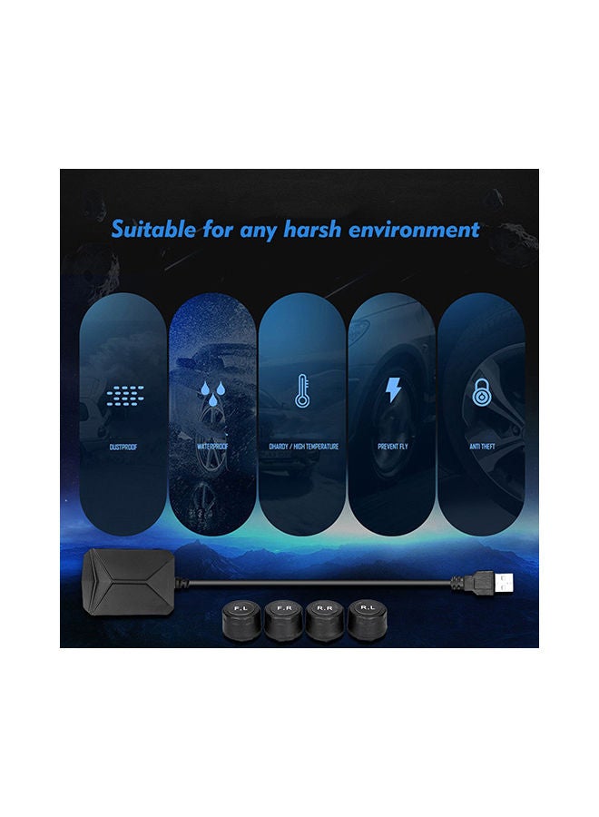 Generic 10-Piece Monitoring System Kit Black/Silver  - Image 3