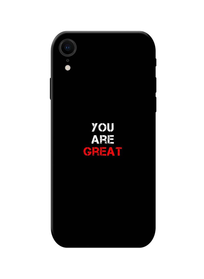 BLACKZ Protective Case Cover For iphone XR Multicolour