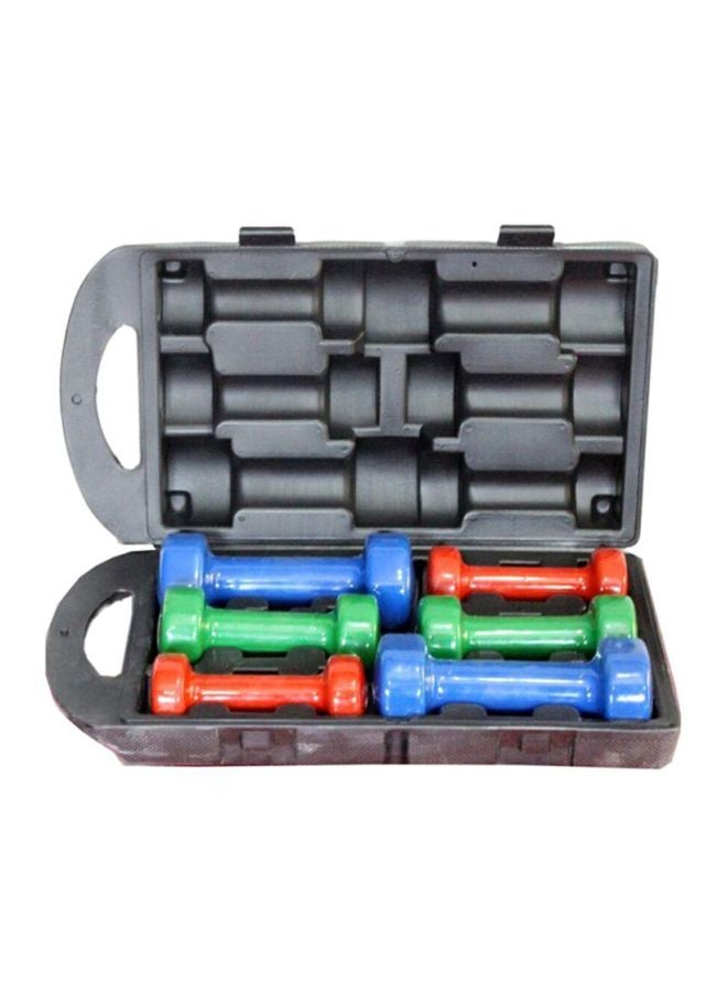 Generic Pack Of 6 Dumbbells Set With Bag 