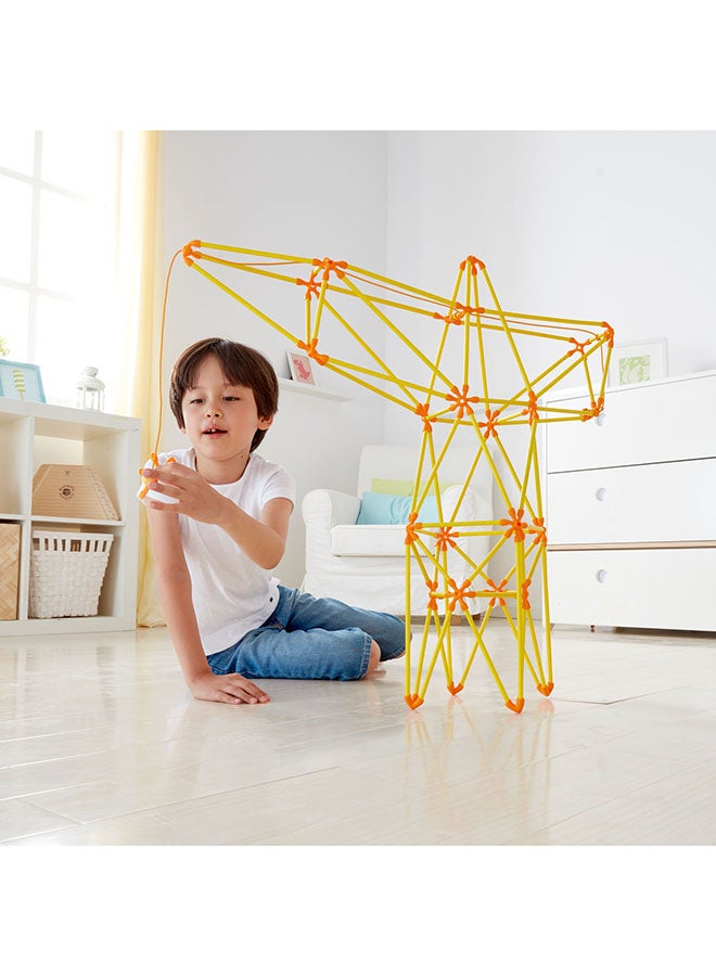 هيب مجموعة بناء رافعة جملون من 94 قطعة طراز E5562 E5562 94 أكبر من 4 سنوات - Image 4