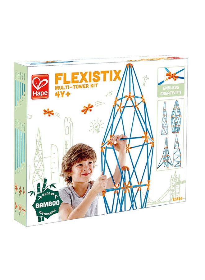 Hape E5566 Flexi Stix Stem Building Multi-Tower Kit 132 4+ Years  - Image 5