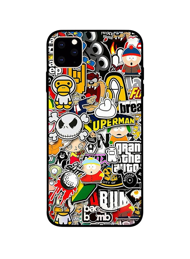 ثيودور غطاء حماية واقٍ لهاتف أبل آيفون 11 برو ماكس طبعة شعارات الأبطال الخارقين