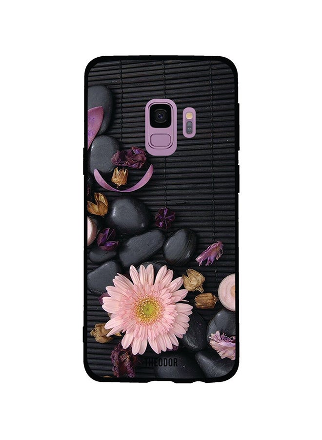 Protective Case Cover For Samsung Galaxy S9 Flowers & Stones
