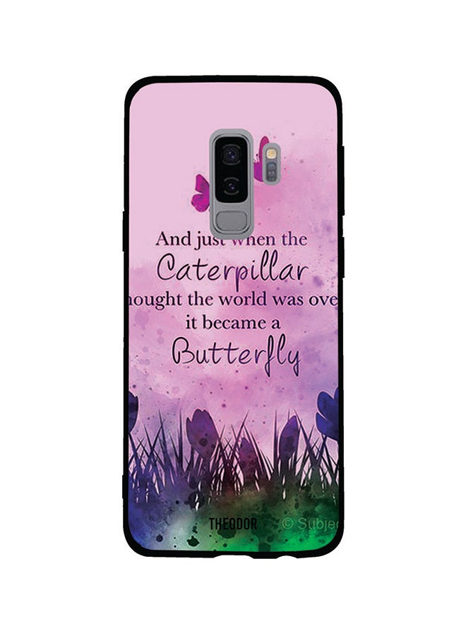 Theodor Protective Case Cover For Samsung Galaxy S9P Caterpillar Butterfly 