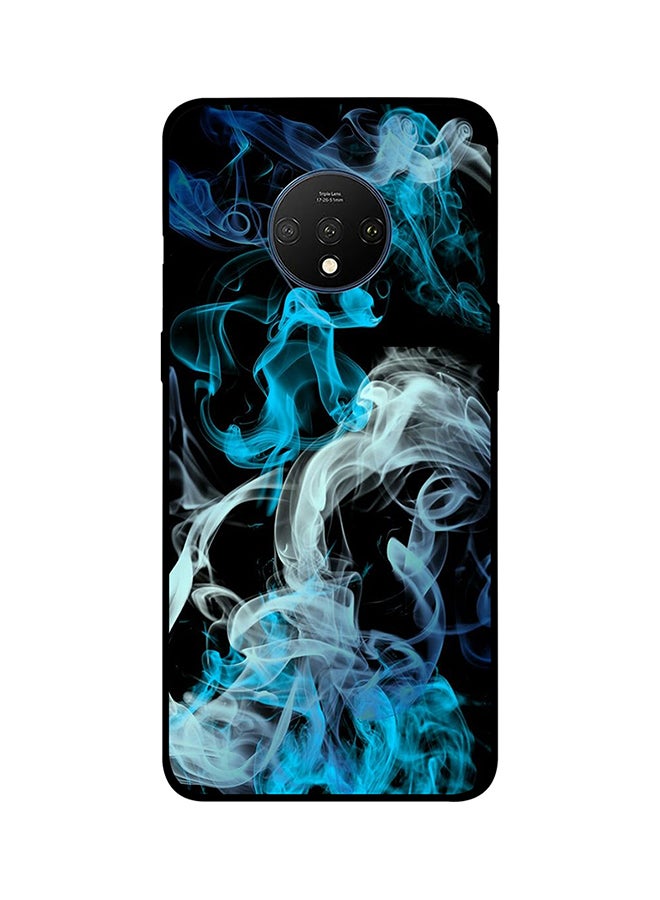 Protective Case Cover For Oneplus 7T Blue & Grey Smoke