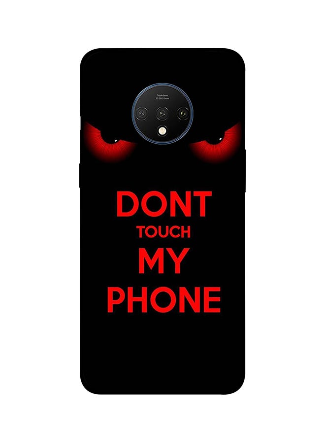 غطاء حماية واقٍ لهاتف ون بلس 7T نمط مطبوع بعبارة Don't Worry Be Happy