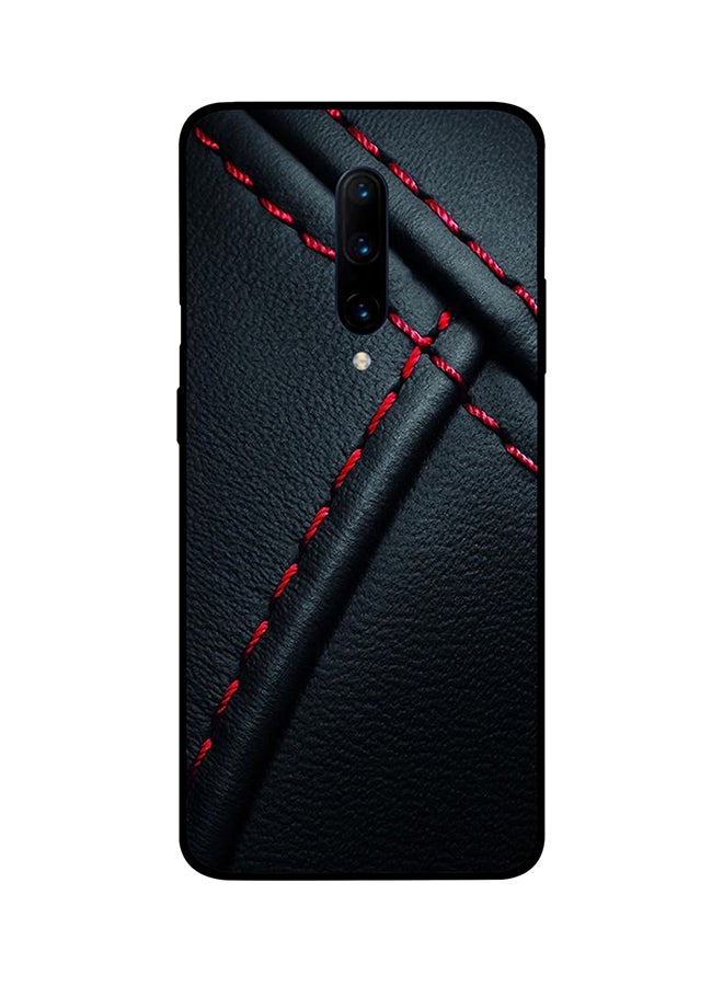 Protective Case Cover For Oneplus 7 Pro Blue Leather
