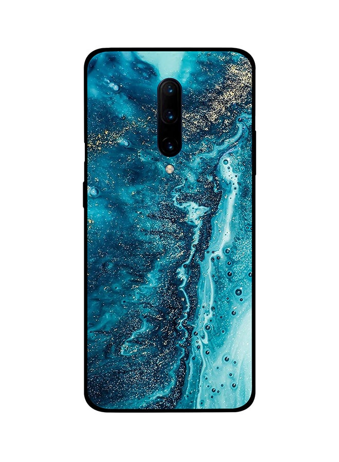 Theodor Protective Case Cover For Oneplus 7 Pro Blue Water Waves 