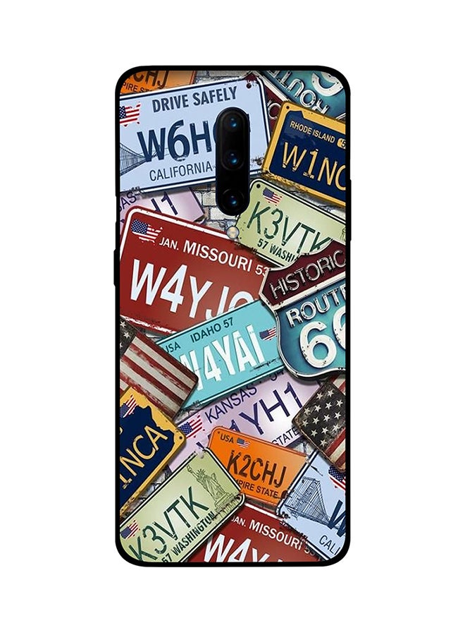 Theodor Protective Case Cover For Oneplus 7 Pro Car Number Plate 