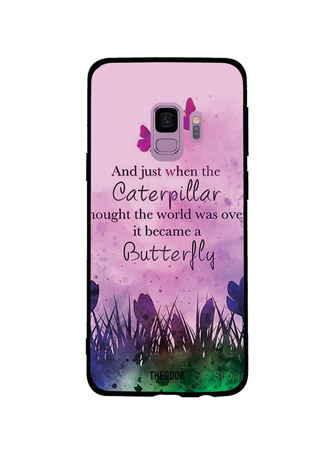 Theodor Protective Case Cover For Samsung Galaxy S9 Caterpillar Butterfly 