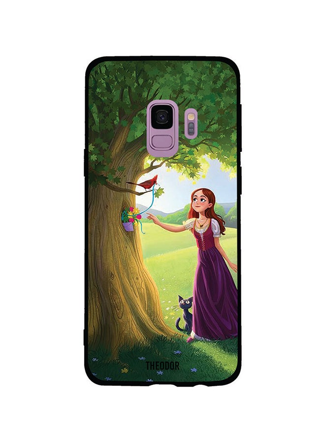 Protective Case Cover For Samsung Galaxy S9 Girl & Her Pet