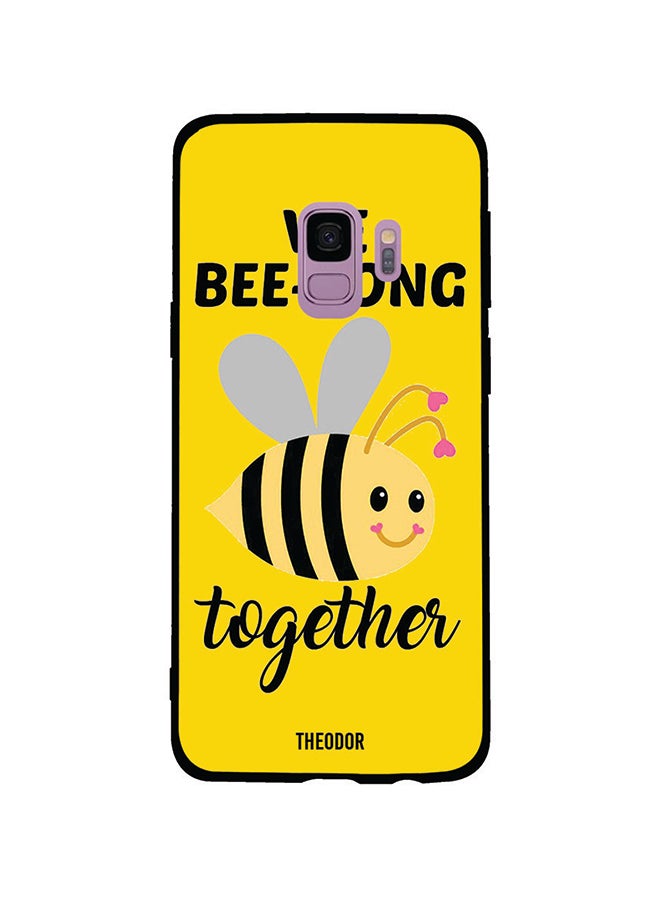 غطاء حماية واقٍ لهاتف سامسونج جالاكسي S9 مطبوع عليه عبارة "We Beelong Together"