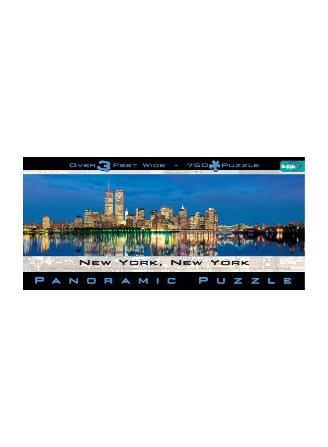 Buffalo Games 750-Piece New York Panoramic Jigsaw Puzzle 140-NEWY - Image 1