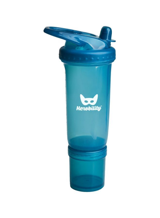 Sport Water Bottle With Shaker Compartment 300ml - v1584445559/N35083283A_1