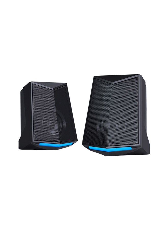 2-Piece V-115 Desktop Speaker black  - Image 1