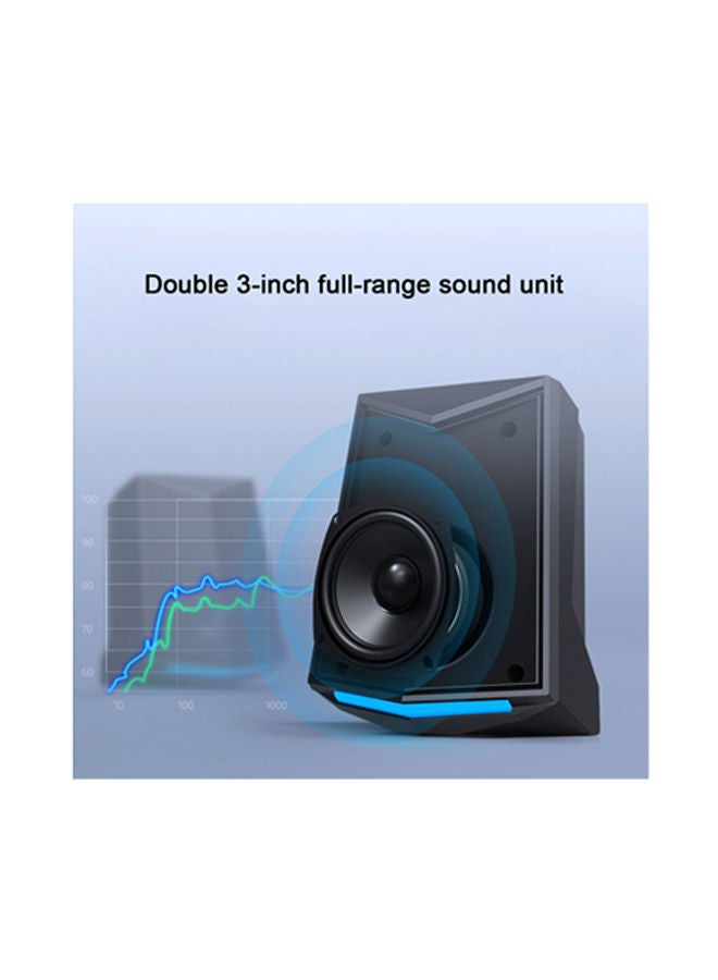 2-Piece V-115 Desktop Speaker black  - Image 5