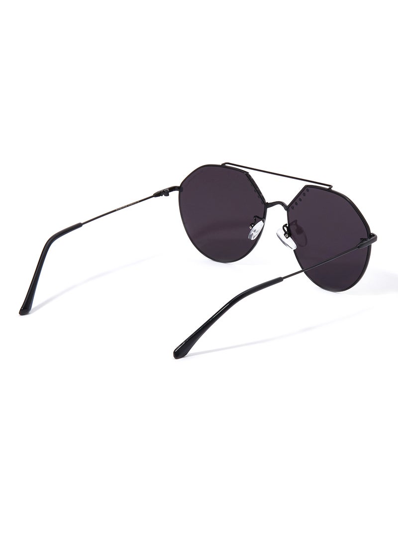 Sunshade - Rimmed Aviator Sunglasses - Lens Size: 62 mm - Image 1