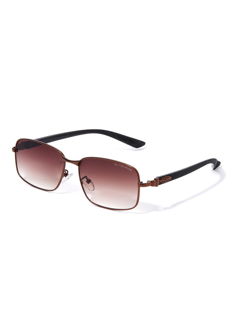 Sunshade Men's Sleek Square Sunglasses - Lens Size: 60 mm - Image 1