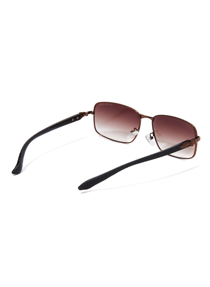 Sunshade Men's Sleek Square Sunglasses - Lens Size: 60 mm - Image 2