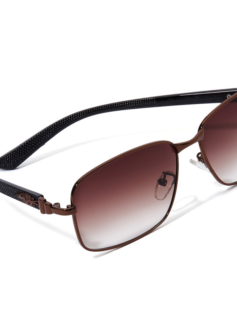 Sunshade Men's Sleek Square Sunglasses - Lens Size: 60 mm - Image 4