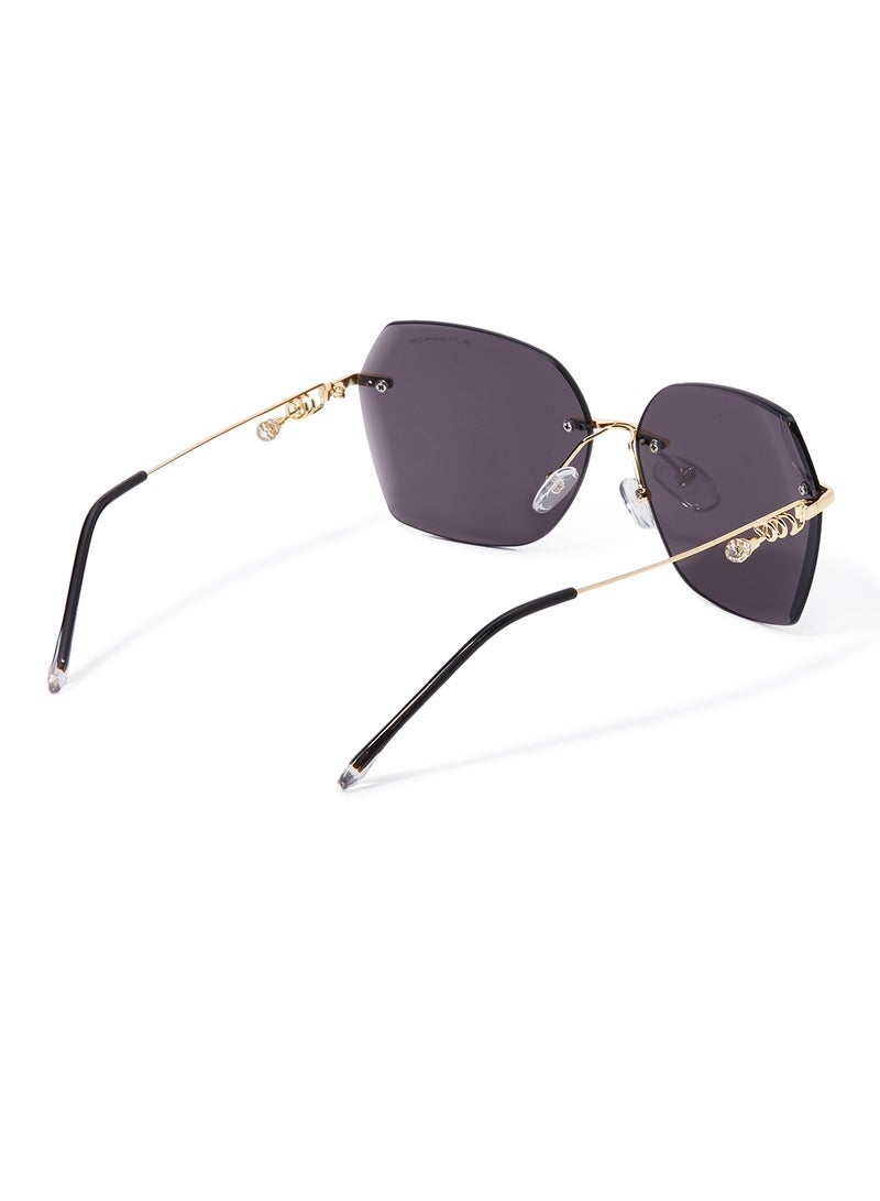 Sunshade - Women's Hexagon Sunglasses - Image 1
