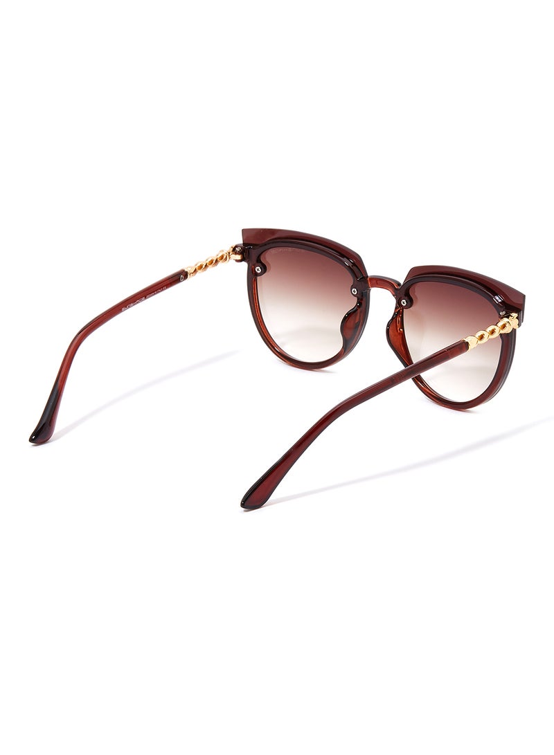 Sunshade - Women's Cat-Eye Sunglasses Ss-A 3016 Brn-D - Image 1