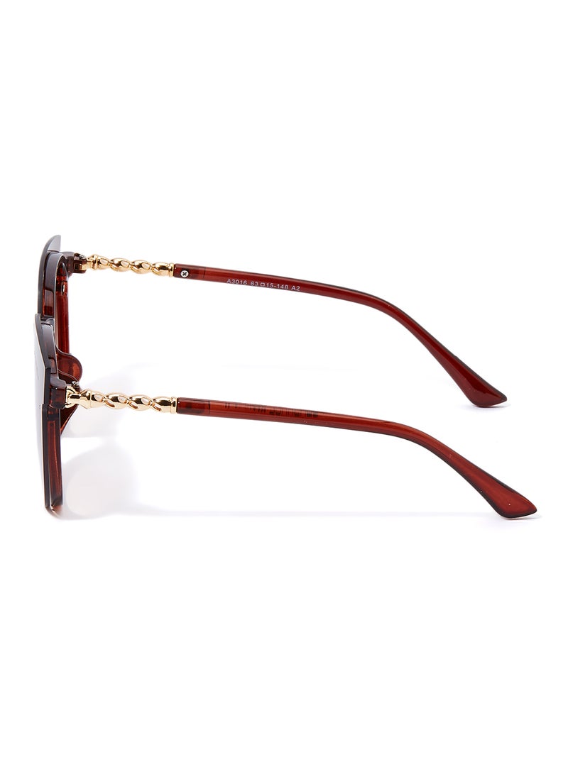 Sunshade - Women's Cat-Eye Sunglasses Ss-A 3016 Brn-D - Image 1