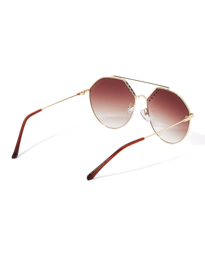 Sunshade Women's Rimmed Aviator Sunglasses - Lens Size: 58 mm - Image 2
