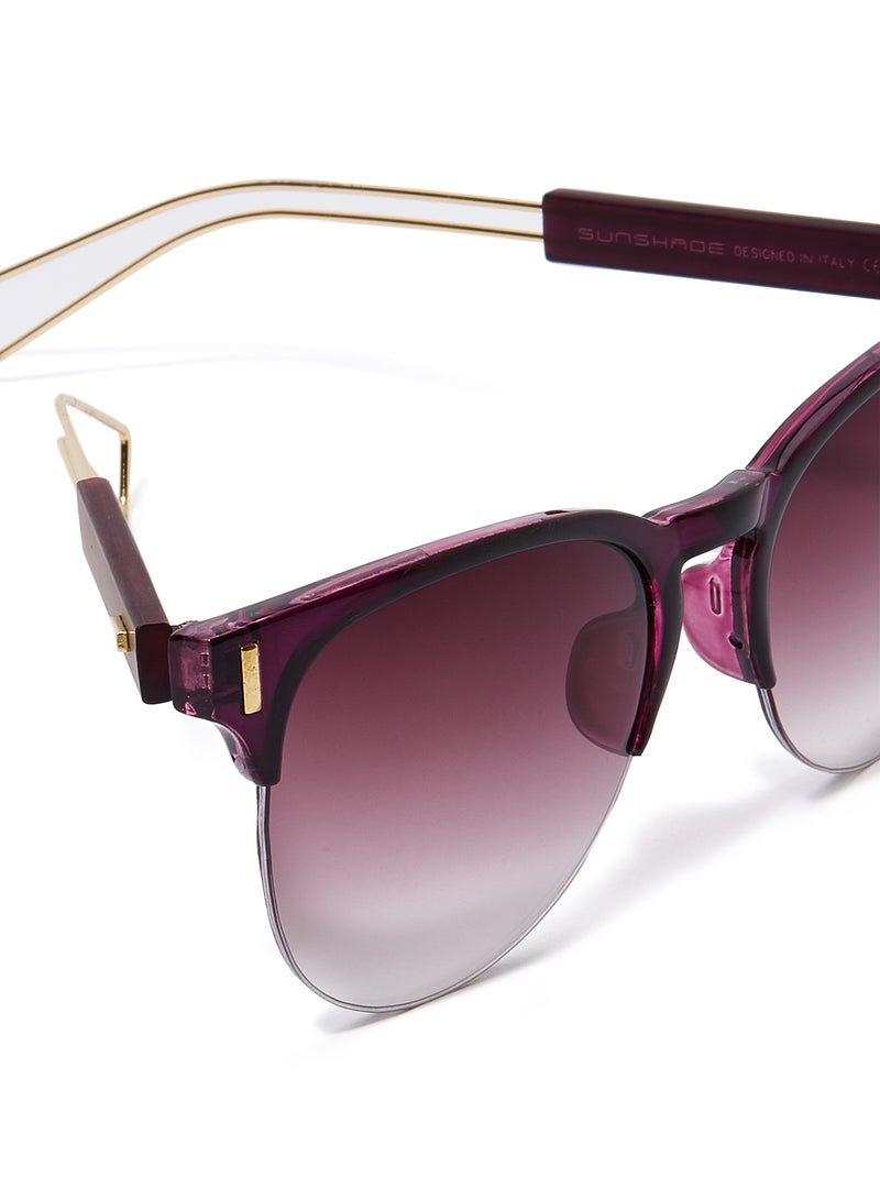Sunshade - Rimmed Clubmaster Sunglasses - Lens Size: 52 mm - Image 1