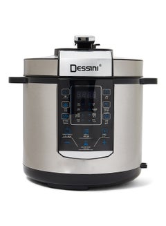 DESSINI Electric Pressure Cooker 6 L 1000 W 6006-6L Silver/Black/Blue  - Image 1