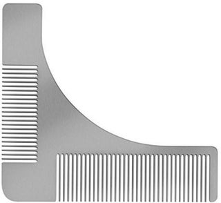 Beard Styling Shaping Template Comb Trim Tool Grey 11x10cm - v1584446192/N34032723A_1