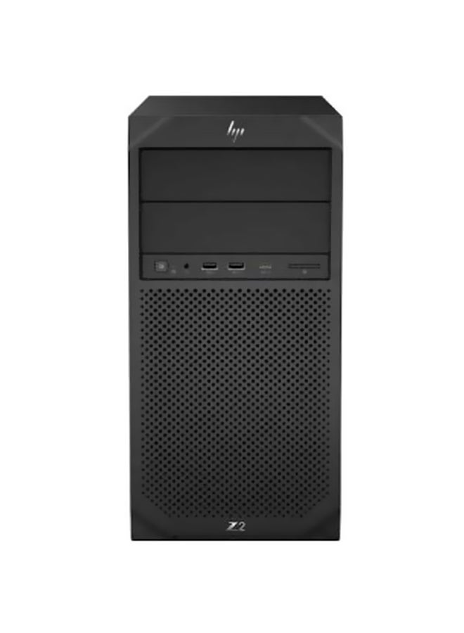 HP - Z2 G4 Tower Workstation, Xeon Processor/8GB RAM/1TB HDD/Intel UHD Graphics P630 Black - Image 1