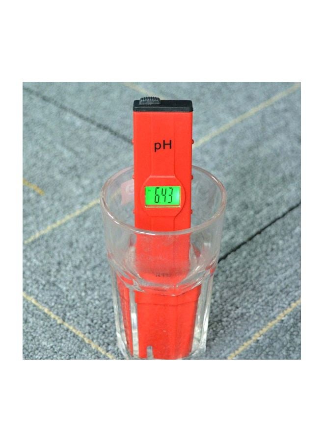 Generic Digital pH Meter Red  - Image 2
