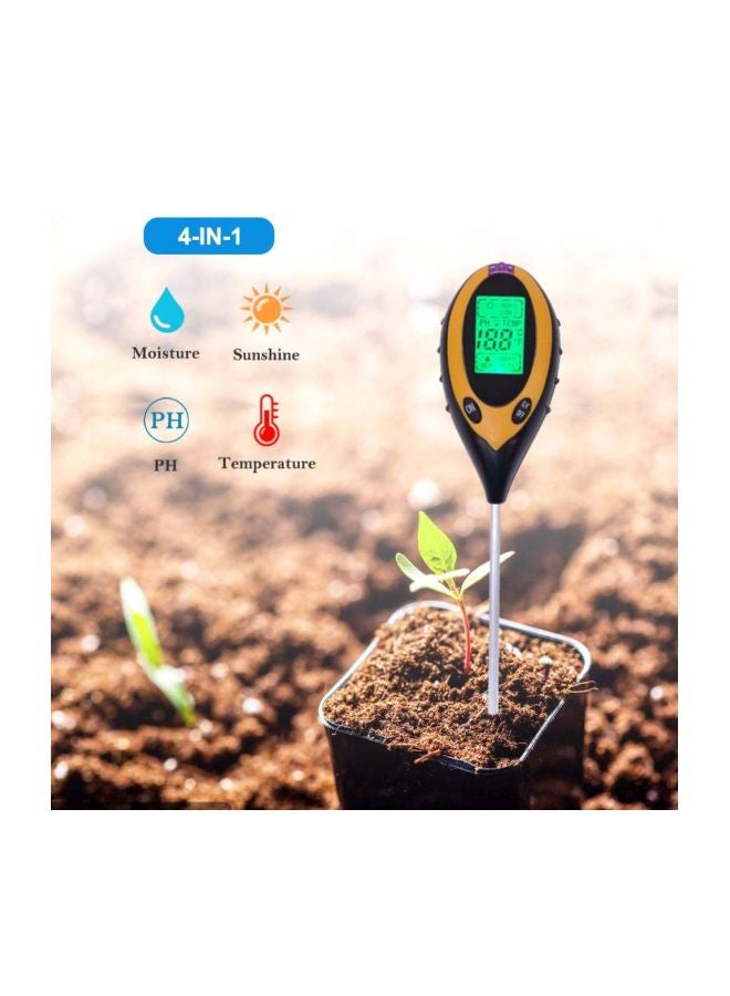 Generic 4-In-1 Soil Meter Black/Yellow  - Image 2