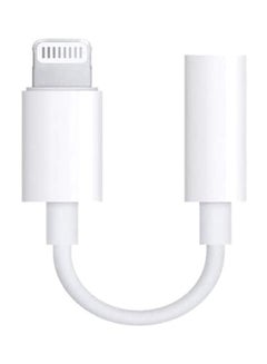 iends Lightning To 3.5 mm Headphone Jack White  - Image 1