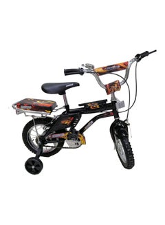 AMLA Premium Quality Printed Steel Bicycle With Non-Slip Grips And Additional Back Seat For Kids 14inch 
