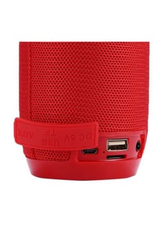 T&G Portable Bluetooth Stereo Speaker With Handle Red  - Image 3