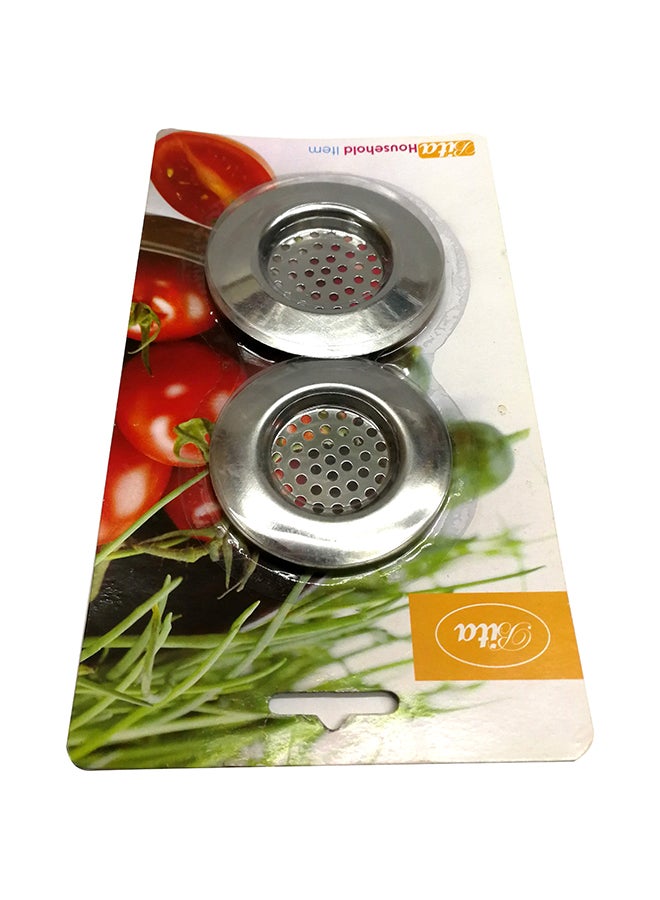 بيتا مصفاة حوض من قطعتين فضي 6.5 x 7.5سم - Image 4